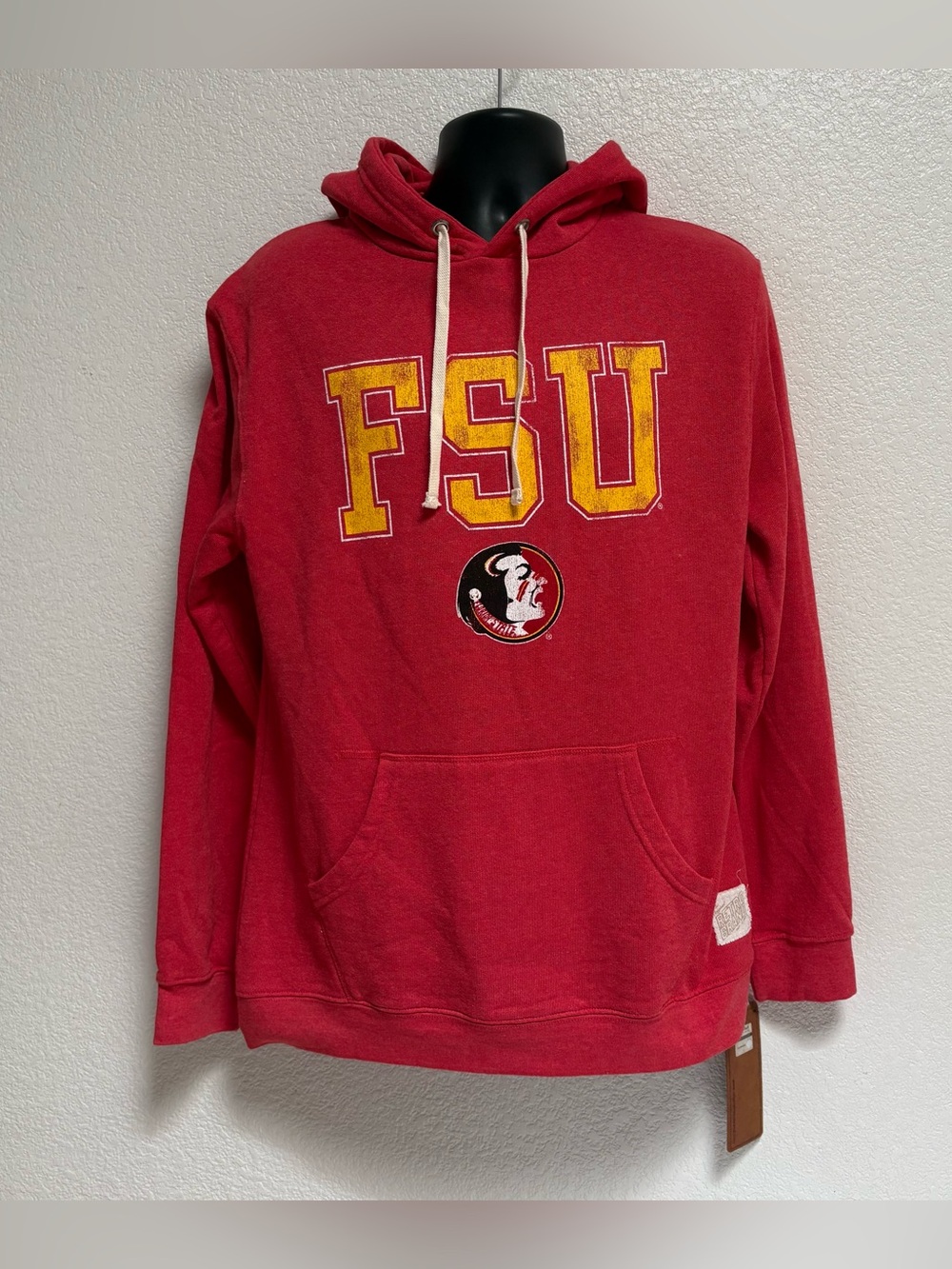 Original Retro Brand FSU Garnet Hoodie with Gold Lettering